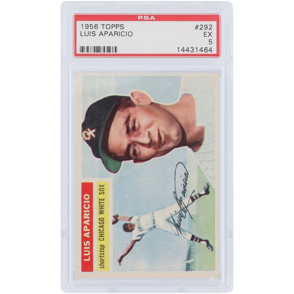 Luis Aparicio Chicago White Sox 1956 Topps #292 PSA Authenticated 5 ...