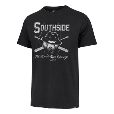 Chicago White Sox '47 Southside Franklin T-Shirt - Black