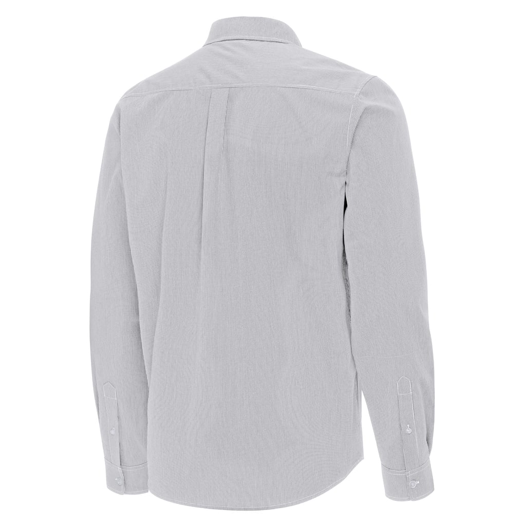 Chicago White Sox Antigua Porter Woven Long Sleeve Button-Down Shirt - Gray
