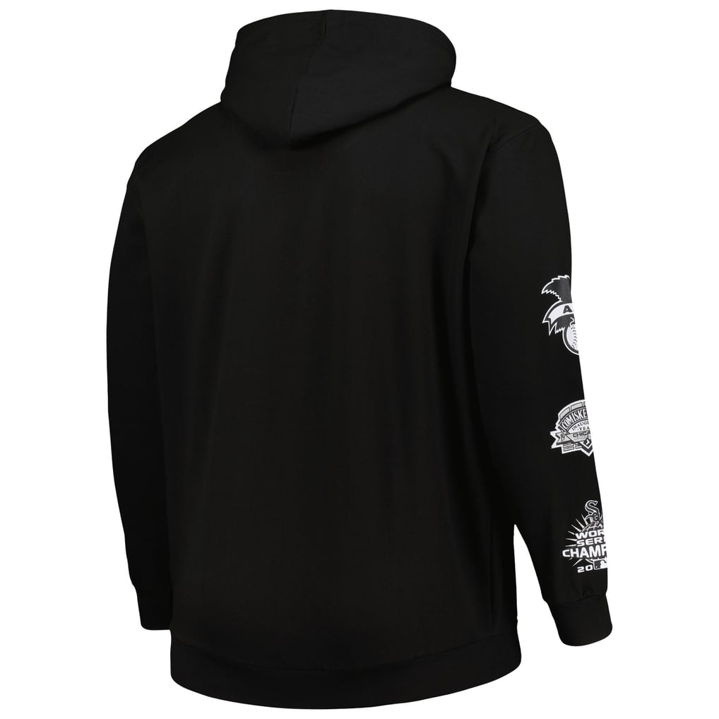Chicago White Sox Big & Tall Fleece Pullover Hoodie - Black
