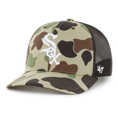 Chicago White Sox Carhartt x '47 Duck Adjustable Trucker Hat - Camo