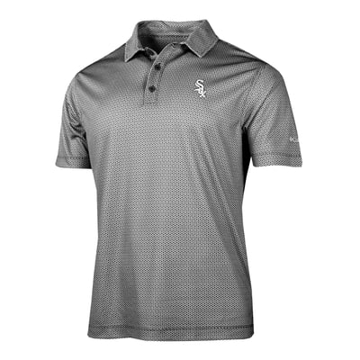 Chicago White Sox Columbia Crosscurrent Polo - Black