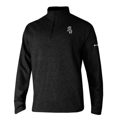 Chicago White Sox Columbia  Swingcraft Quarter-Zip Pullover - Black