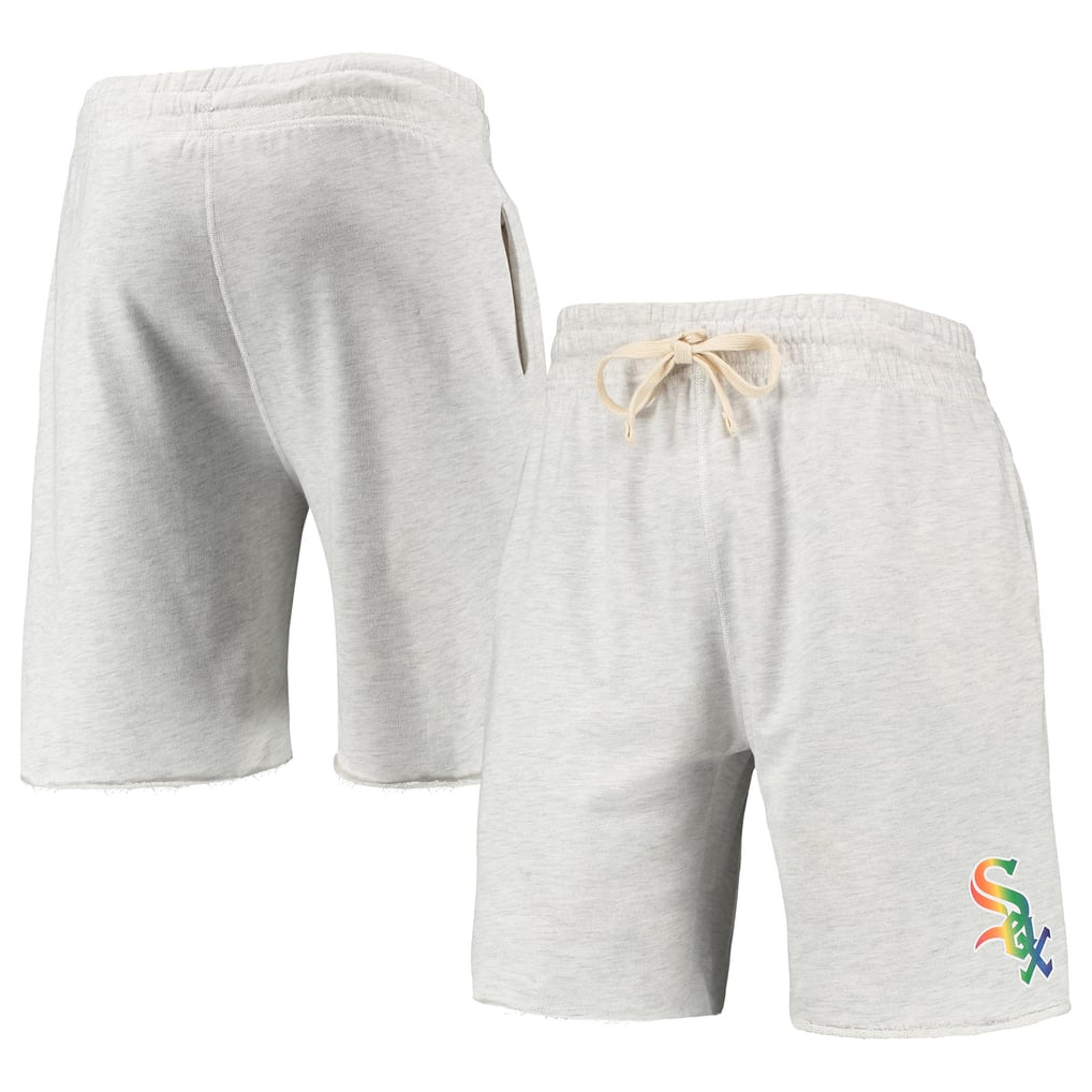 Chicago White Sox Concepts Sport Mainstream Logo Terry Tri-Blend Shorts - Oatmeal