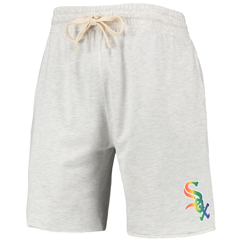 Chicago White Sox Concepts Sport Mainstream Logo Terry Tri-Blend Shorts - Oatmeal