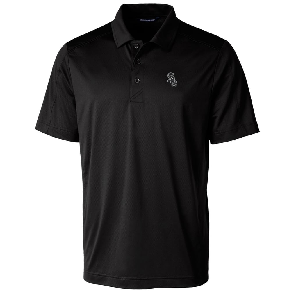 Chicago White Sox Cutter & Buck Prospect Textured Stretch Big & Tall Polo - Black