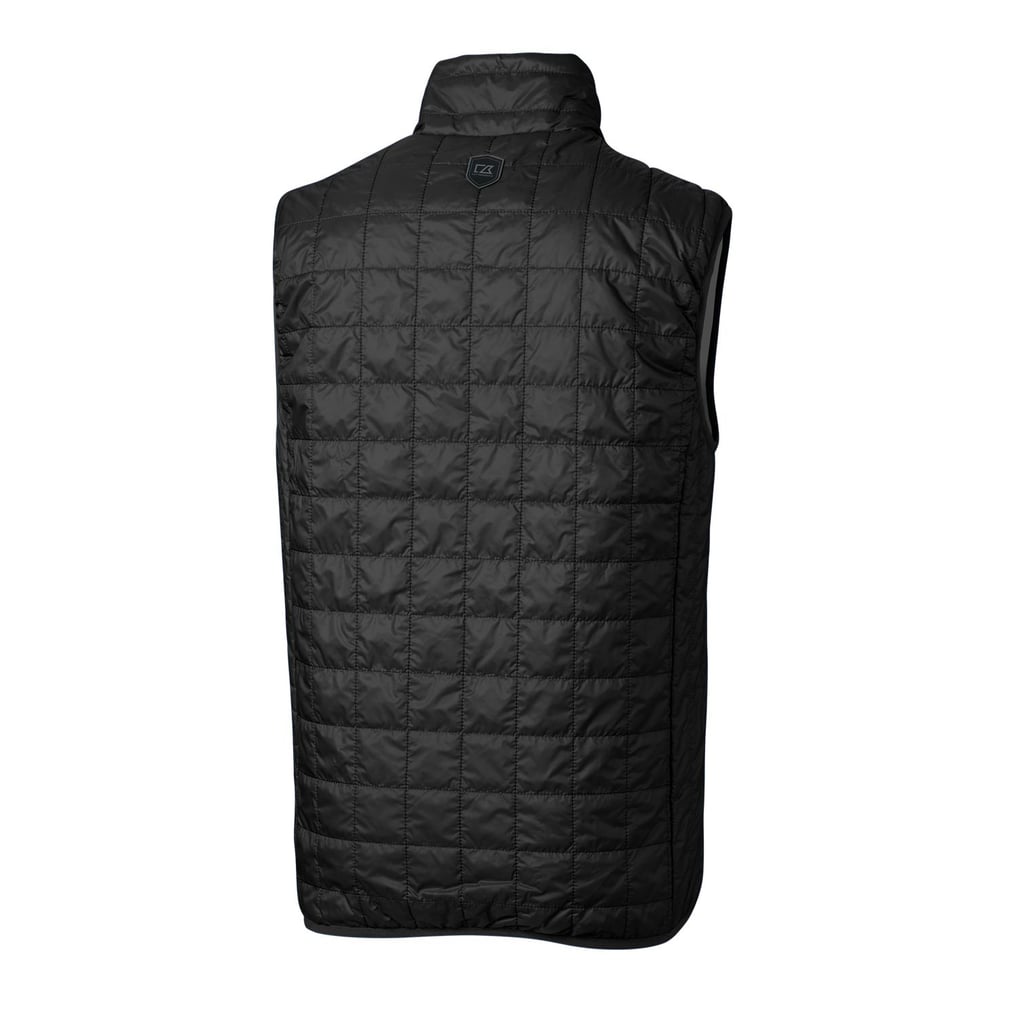 Chicago White Sox Cutter & Buck Rainier Full-Zip Puffer Vest - Black