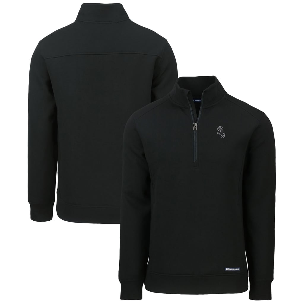  Chicago White Sox Cutter & Buck Roam Eco Recycled Quarter-Zip Pullover - Black