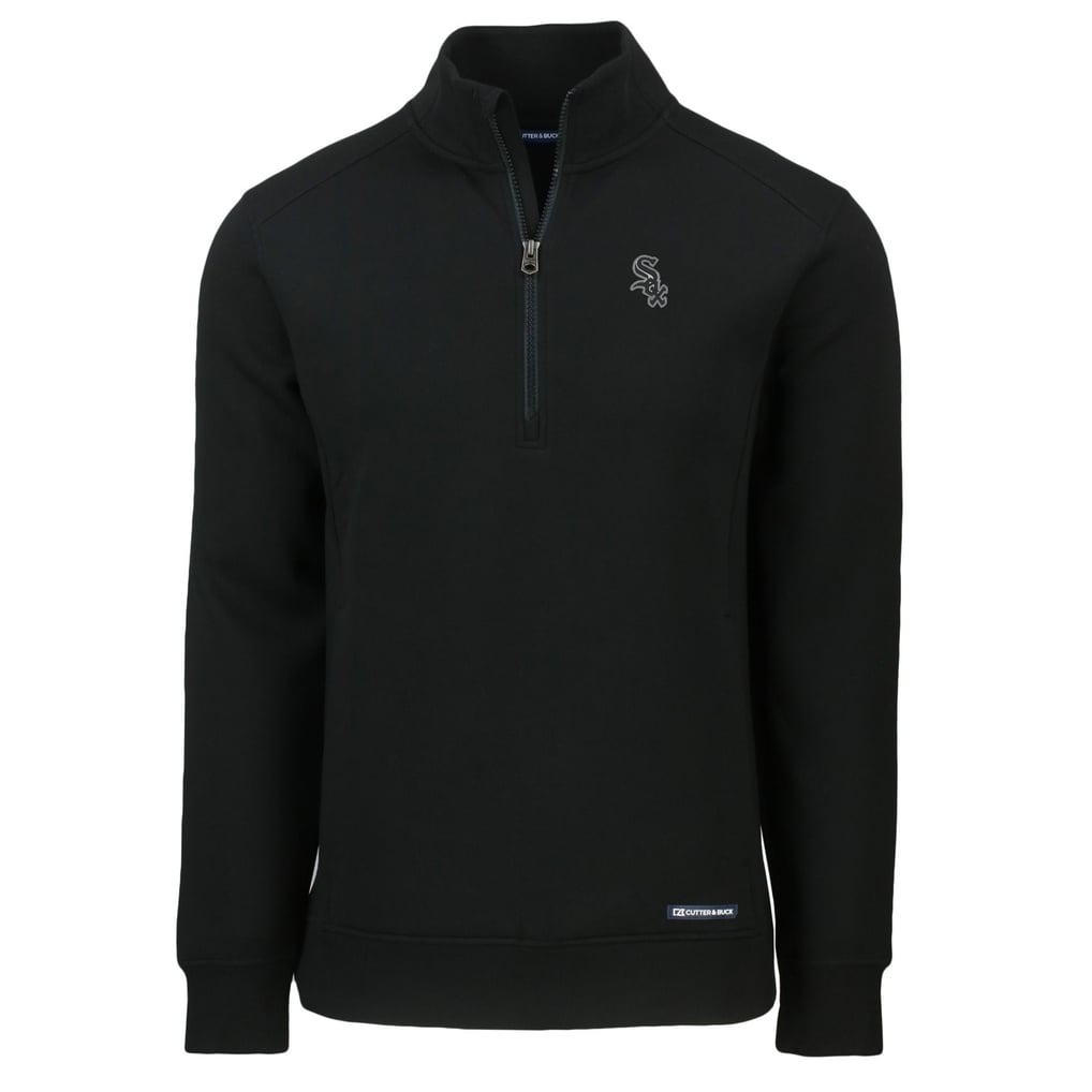  Chicago White Sox Cutter & Buck Roam Eco Recycled Quarter-Zip Pullover - Black