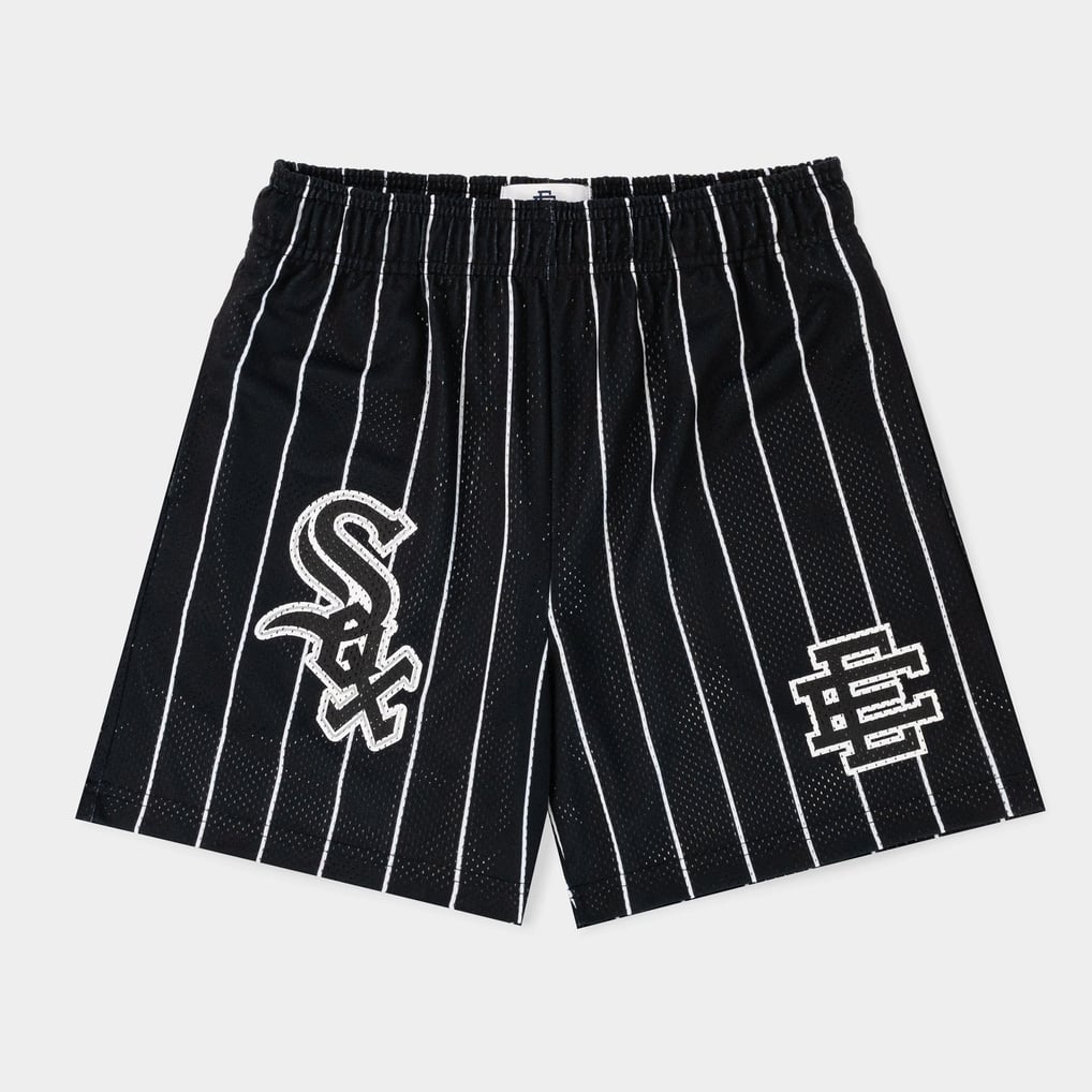Chicago White Sox Eric Emanuel Mesh Shorts - Black