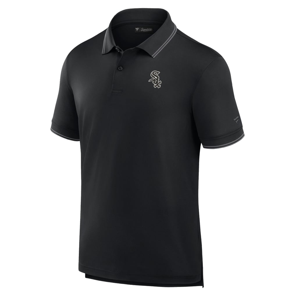 Chicago White Sox Fanatics Front Office Pique Polo - Black