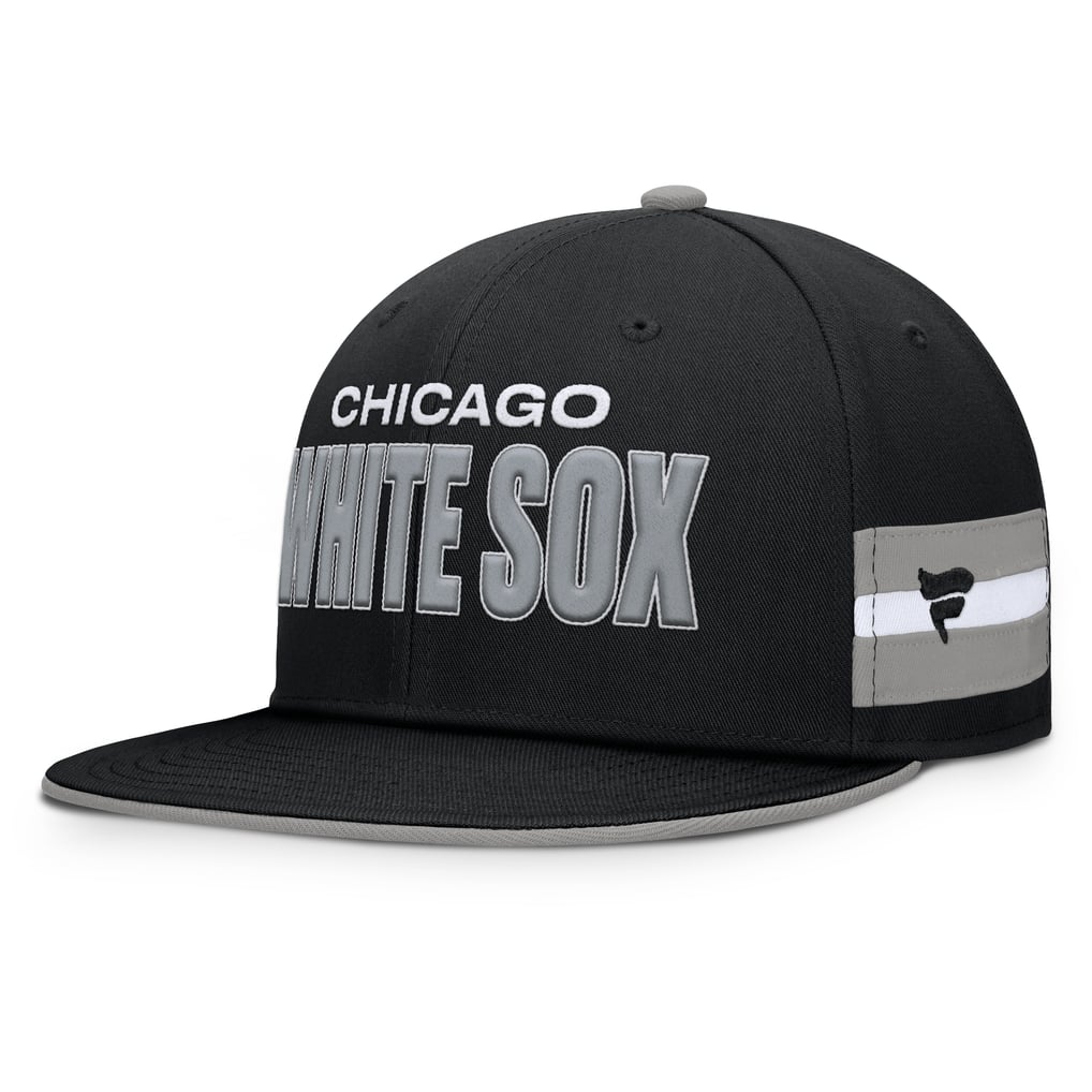  Chicago White Sox Fanatics Pick Off Fitted Hat - Black