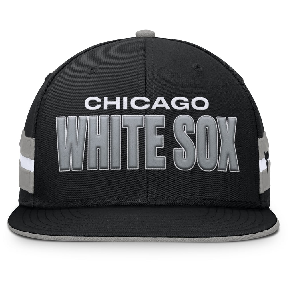  Chicago White Sox Fanatics Pick Off Fitted Hat - Black