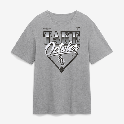 Chicago White Sox 2026 MLB Postseason Take October T-Shirt - Gray