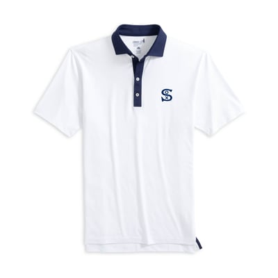 Chicago White Sox johnnie-O Ramos Performance Cooperstown Logo Jersey Polo - White/Navy