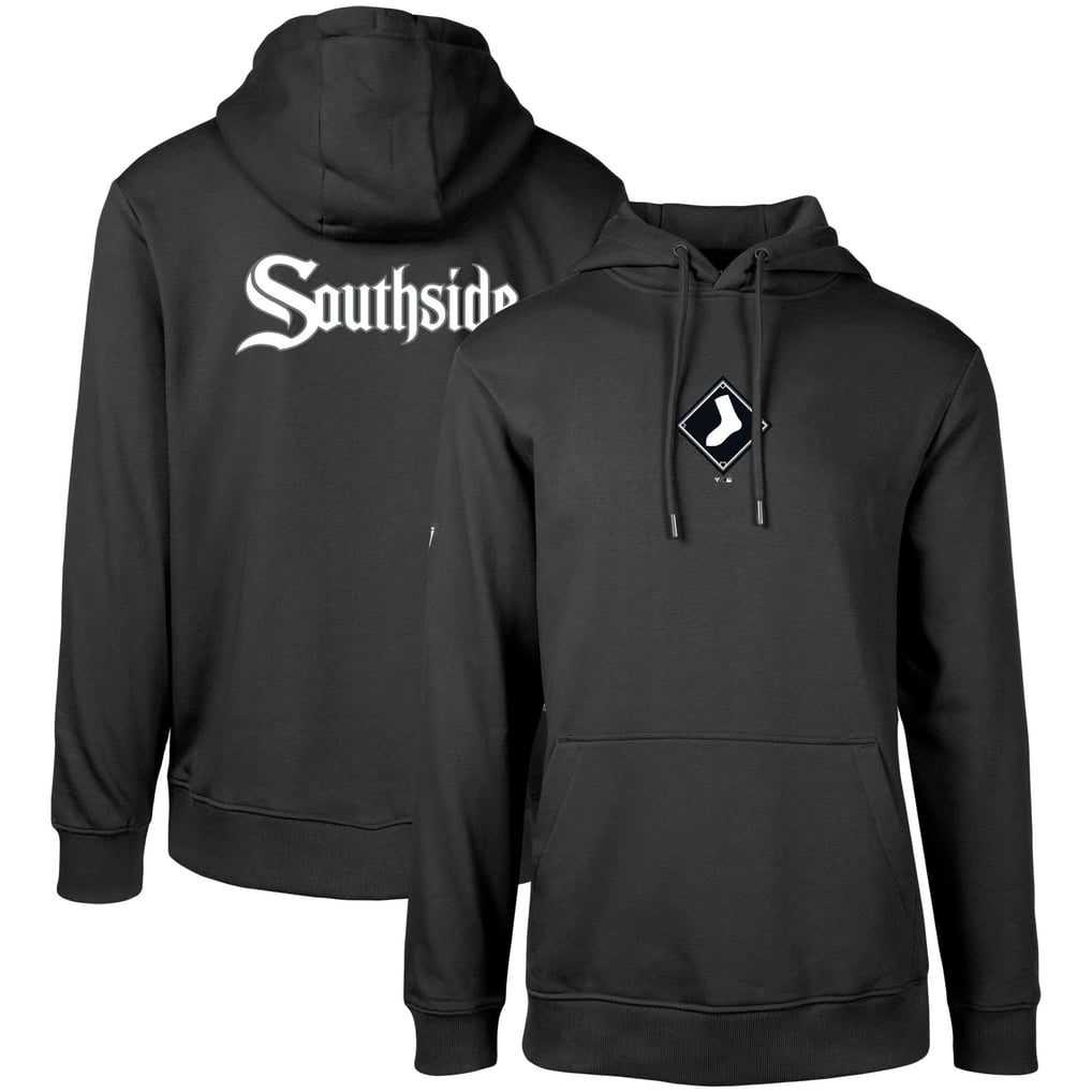 Chicago White Sox Levelwear City Connect Podium Core 2.0 Pullover Hoodie - Black