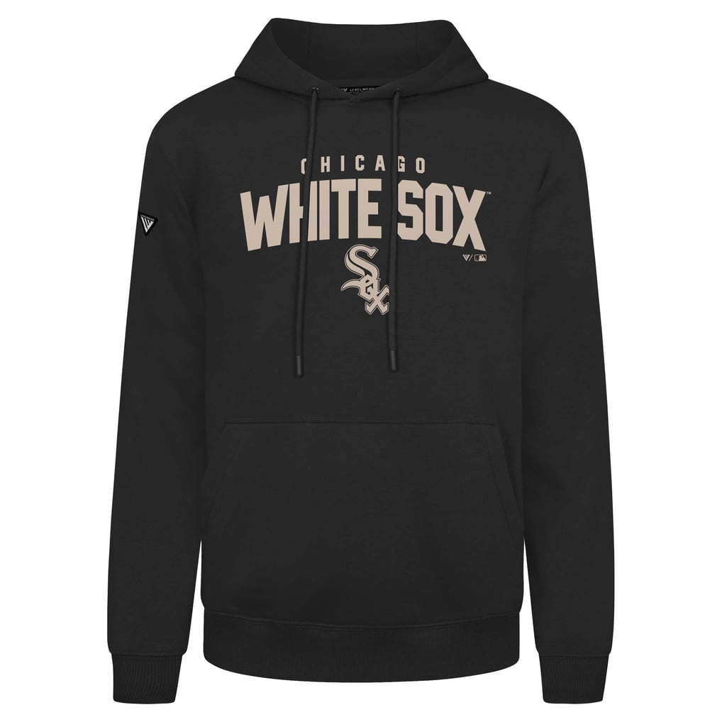 Chicago White Sox Levelwear Podium Team Arch Pullover Hoodie - Black