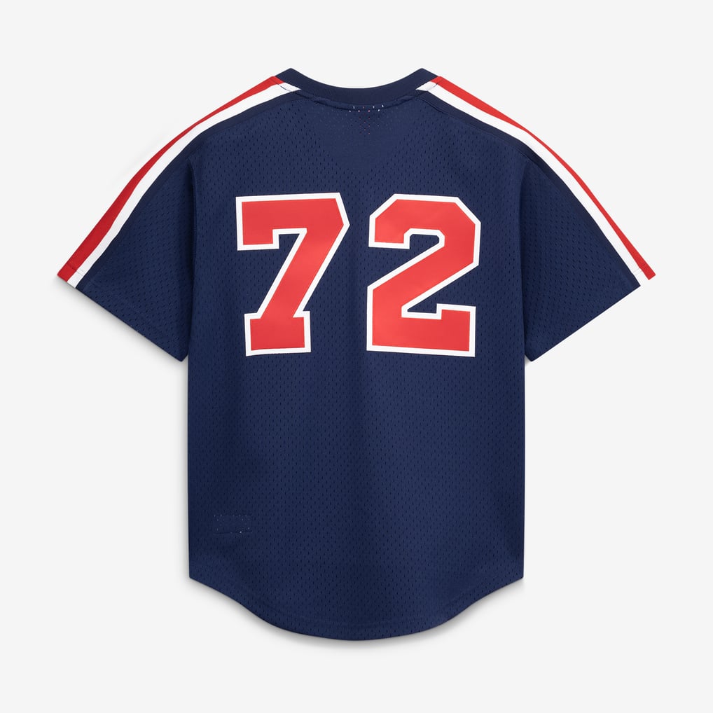 Carlton Fisk Chicago White Sox Mitchell & Ness Authentic Batting Practice Jersey - Navy