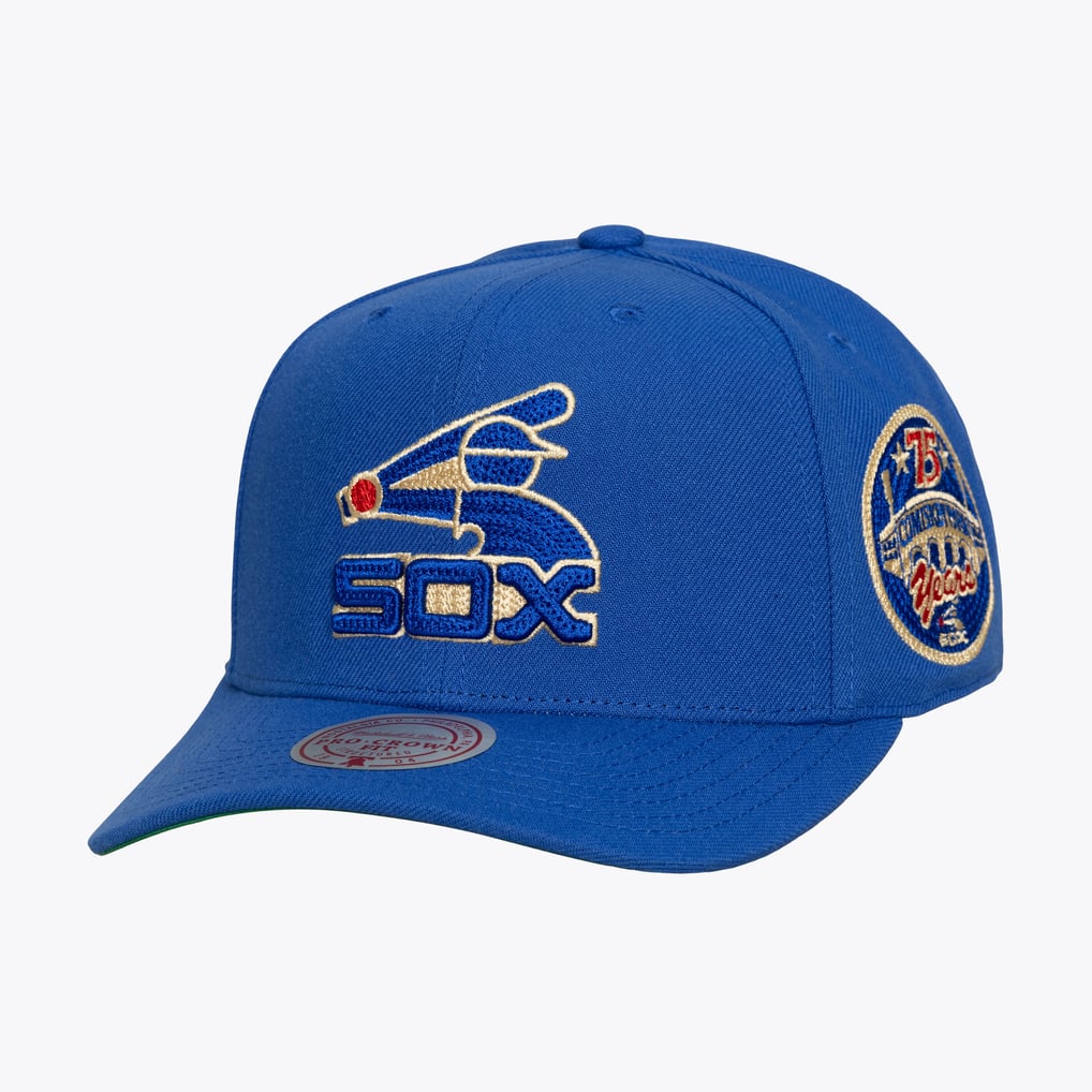  Chicago White Sox Mitchell & Ness Secondary Pop Pro Snapback Hat - Navy