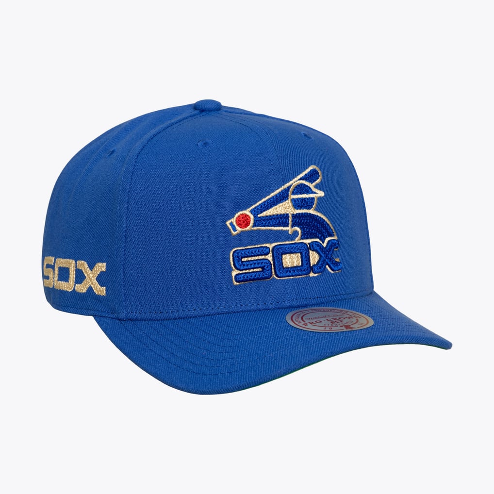  Chicago White Sox Mitchell & Ness Secondary Pop Pro Snapback Hat - Navy