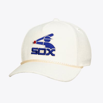  Chicago White Sox Mitchell & Ness Heritage Hues French Terry Snapback Hat - White