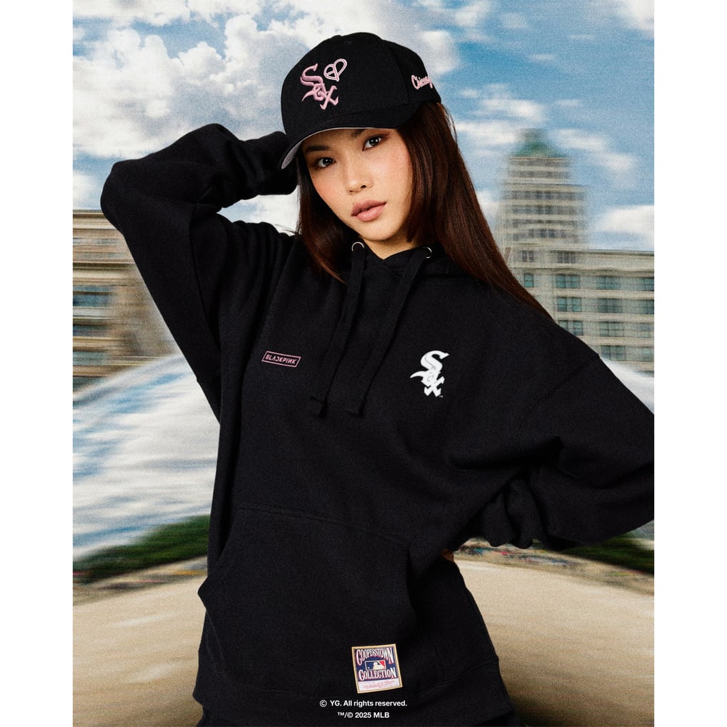 Chicago White Sox Mitchell & Ness x BLACKPINK Pullover Hoodie 