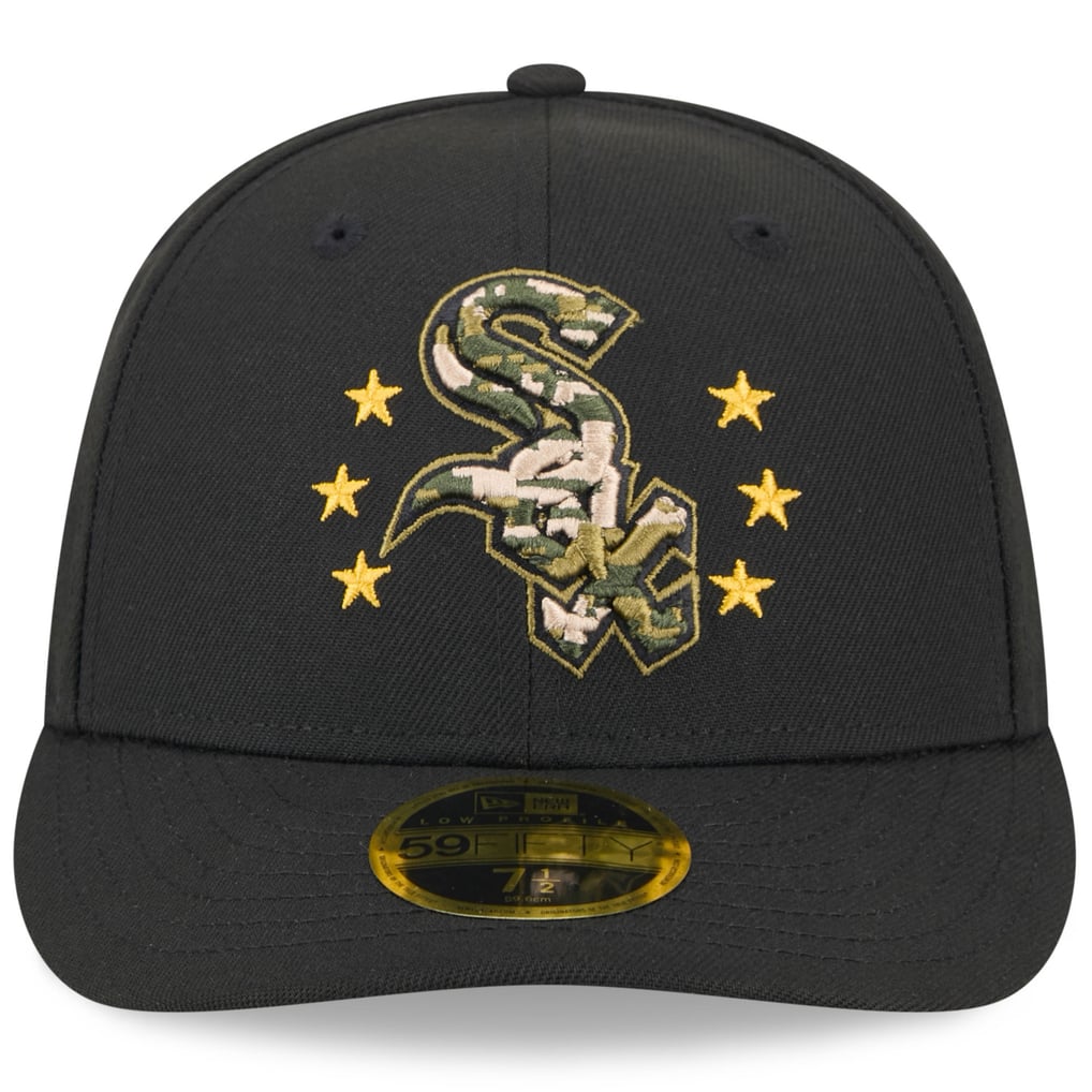  Chicago White Sox New Era 2024 Armed Forces Day Low Profile 59FIFTY Fitted Hat - Black
