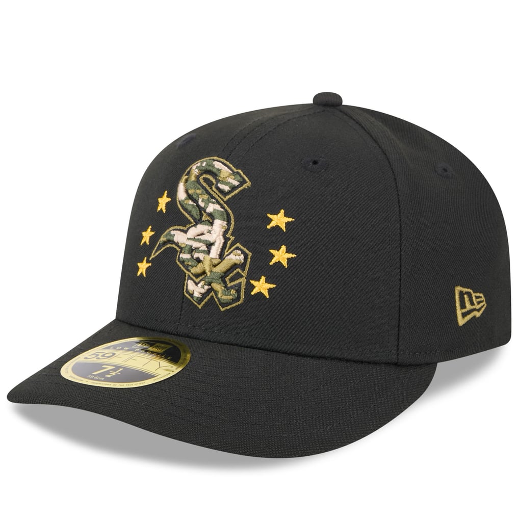  Chicago White Sox New Era 2024 Armed Forces Day Low Profile 59FIFTY Fitted Hat - Black