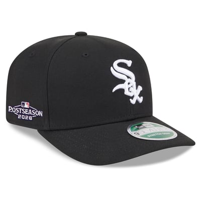Chicago White Sox New Era 2026 MLB Postseason Side Patch 9SEVENTY Adjustable Hat - Black