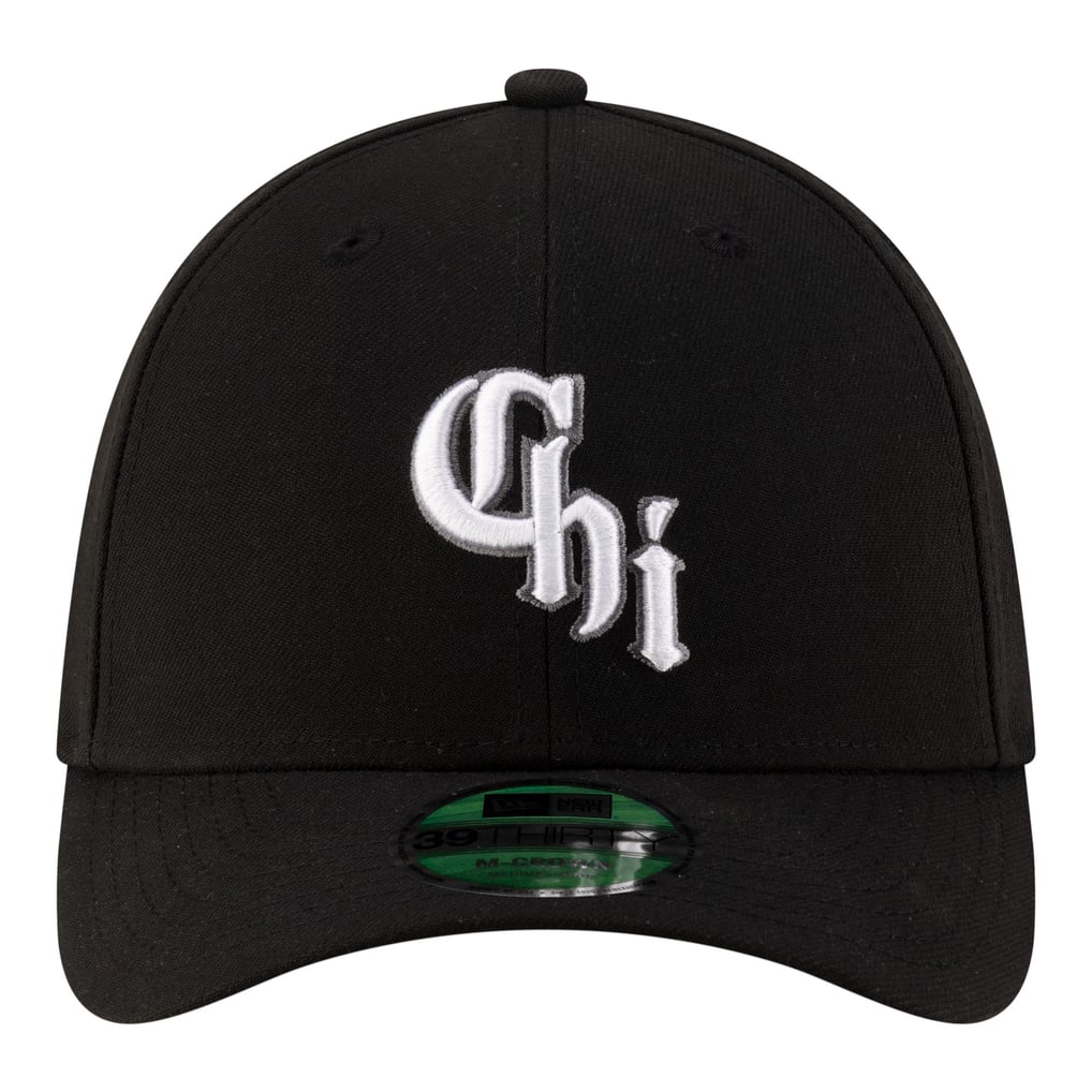  Chicago White Sox New Era Alternate Player Replica 39THIRTY M-Crown Flex Hat - Black