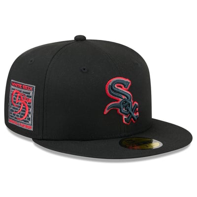  Chicago White Sox New Era Color Pop 59FIFTY Fitted Hat - Black