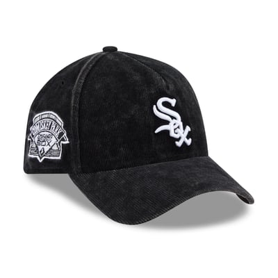 Chicago White Sox New Era Corduroy A-Frame 59FORTY Fitted Hat - Black