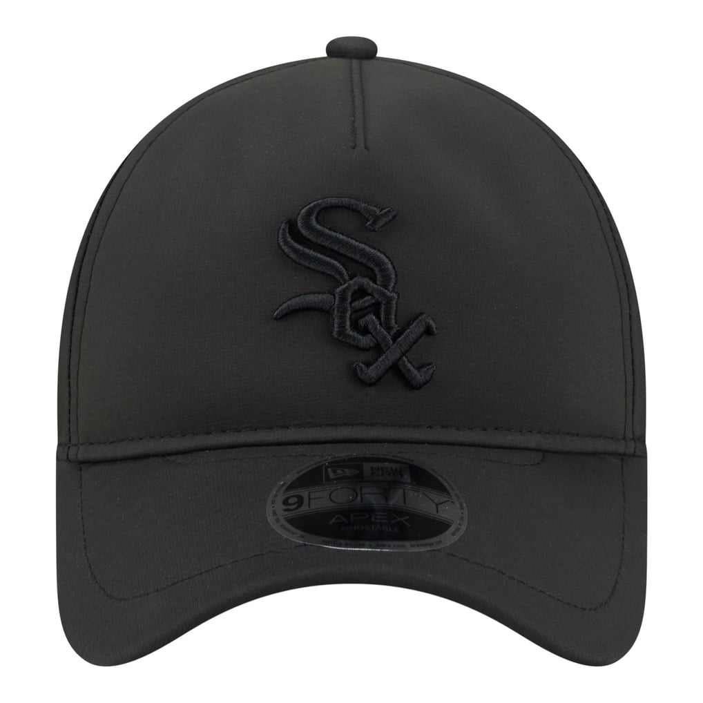  Chicago White Sox New Era Injection Apex 9FORTY Adjustable Hat - Black