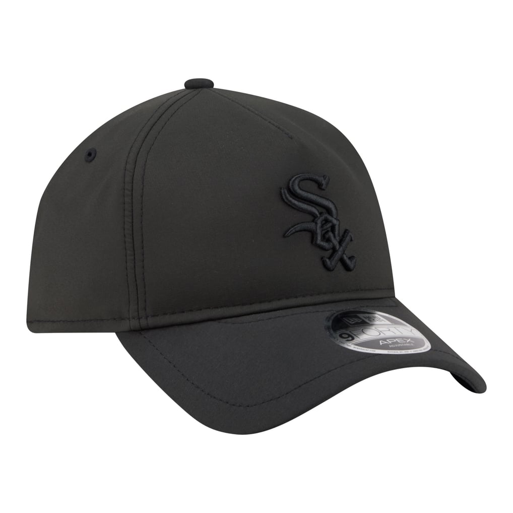  Chicago White Sox New Era Injection Apex 9FORTY Adjustable Hat - Black