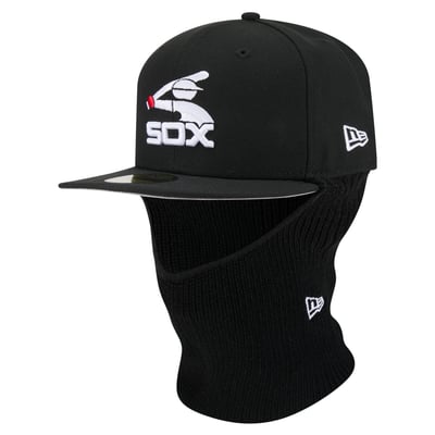 Chicago White Sox New Era Ski Mask 59FIFTY Fitted Hat - Black