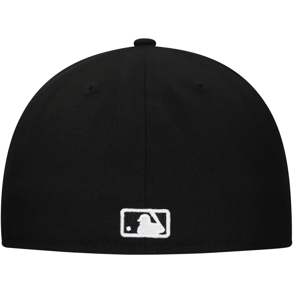 Chicago White Sox New Era Troop Chant Camo Undervisor 59FIFTY Fitted Hat - Black