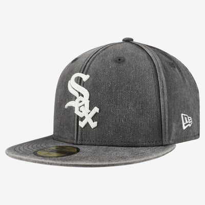  Chicago White Sox New Era Washed 59FIFTY Fitted Hat - Black