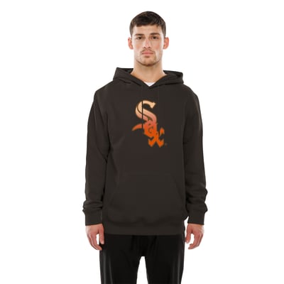  Chicago White Sox New Era Gradient Monogram Pullover Hoodie - Brown