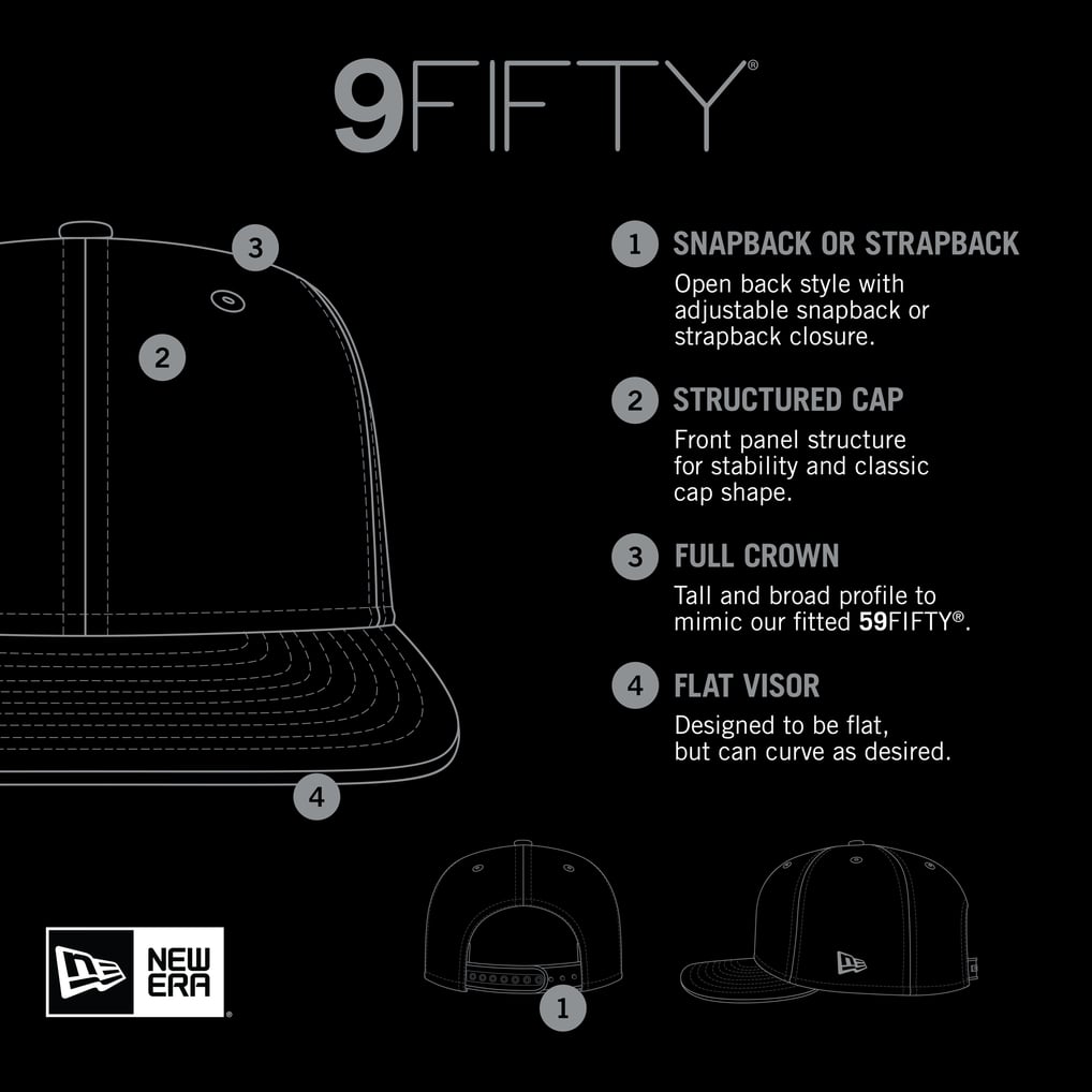 Chicago White Sox New Era Jersey Pinstripe 9FIFTY Snapback Hat - Cream