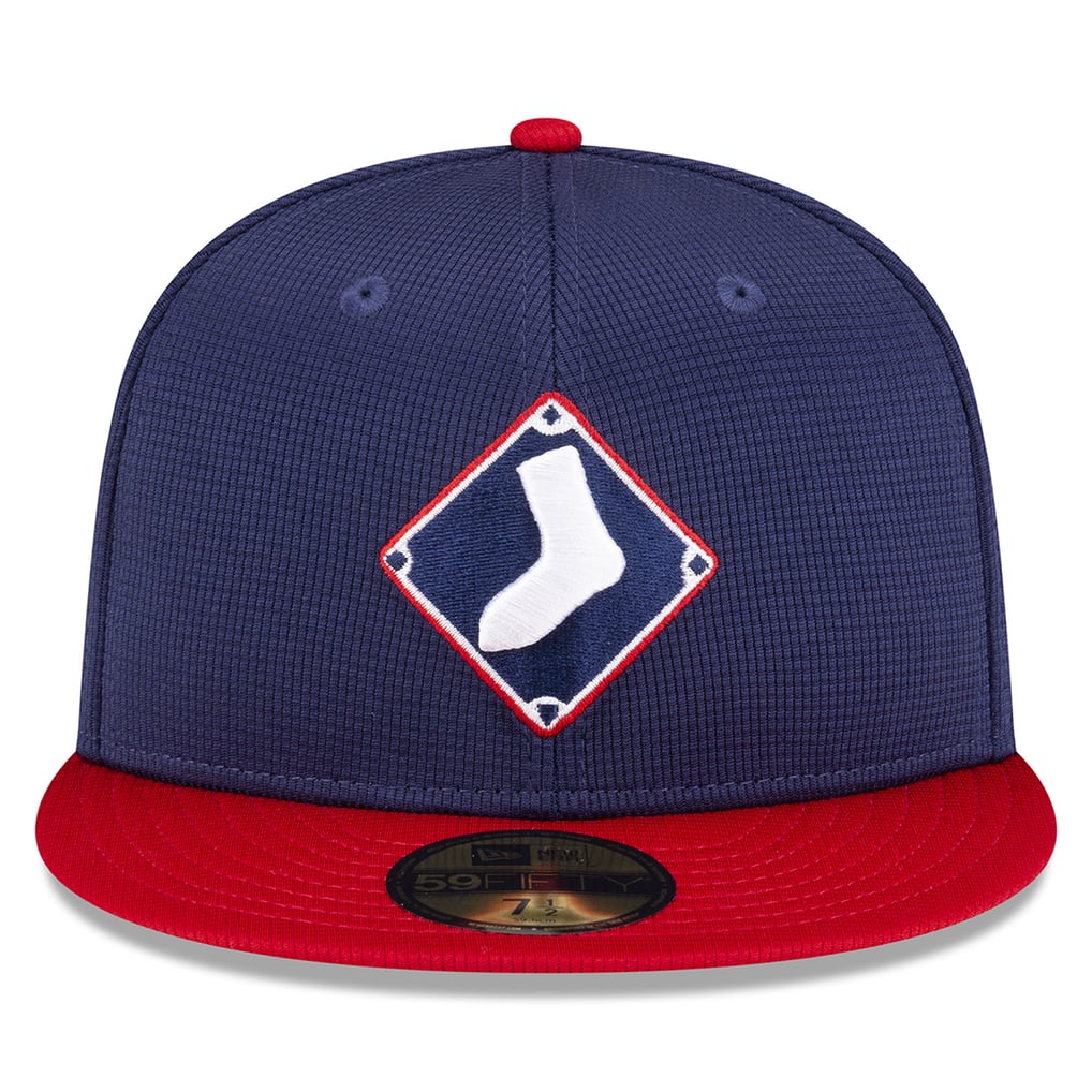  Chicago White Sox New Era 2025 Batting Practice 59FIFTY Fitted Hat - Navy