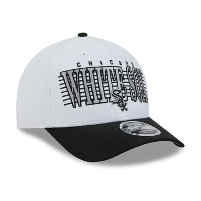 Chicago White Sox New Era Loyal 9FORTY M-Crown Adjustable Hat - White/Black