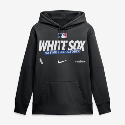 Chicago White Sox Nike 2026 MLB Postseason Authentic Collection Therma Fleece Hoodie - Black