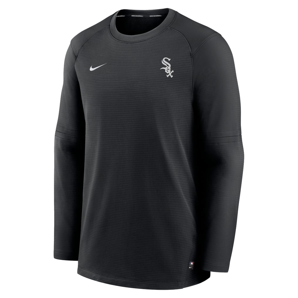 Chicago White Sox Nike Authentic Collection Logo Performance Long Sleeve T-Shirt - Black