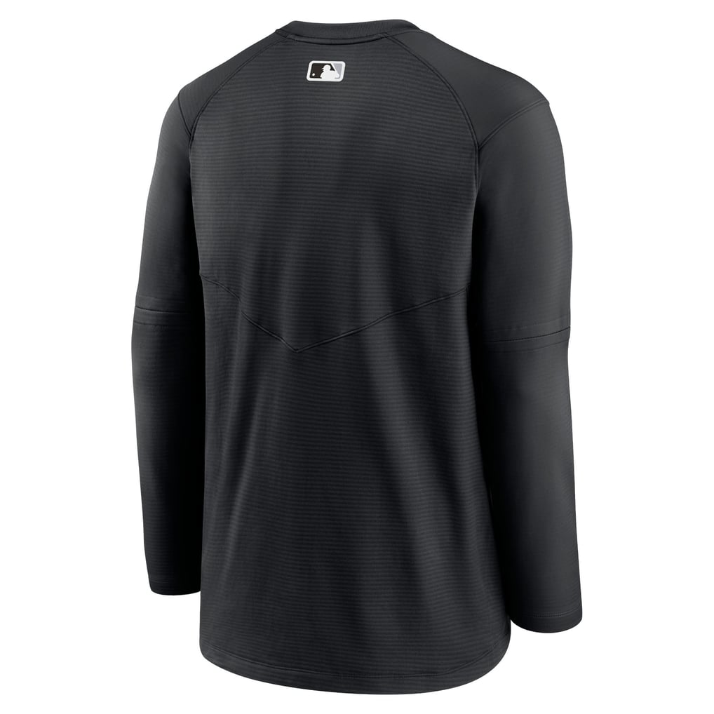 Chicago White Sox Nike Authentic Collection Logo Performance Long Sleeve T-Shirt - Black