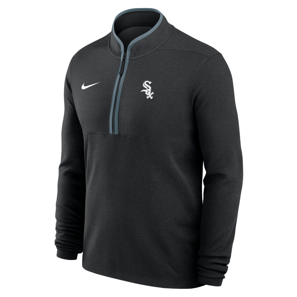 Chicago White Sox Nike Dri-FIT Victory Half-Zip Pullover - Black
