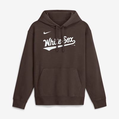  Chicago White Sox Nike Core Cinder Club Fleece Hoodie - Brown