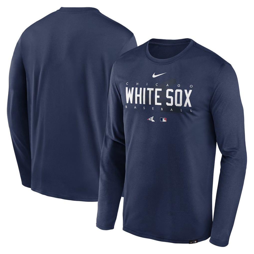 Chicago White Sox Nike Authentic Collection Team Logo Legend Performance Long Sleeve T-Shirt - Navy