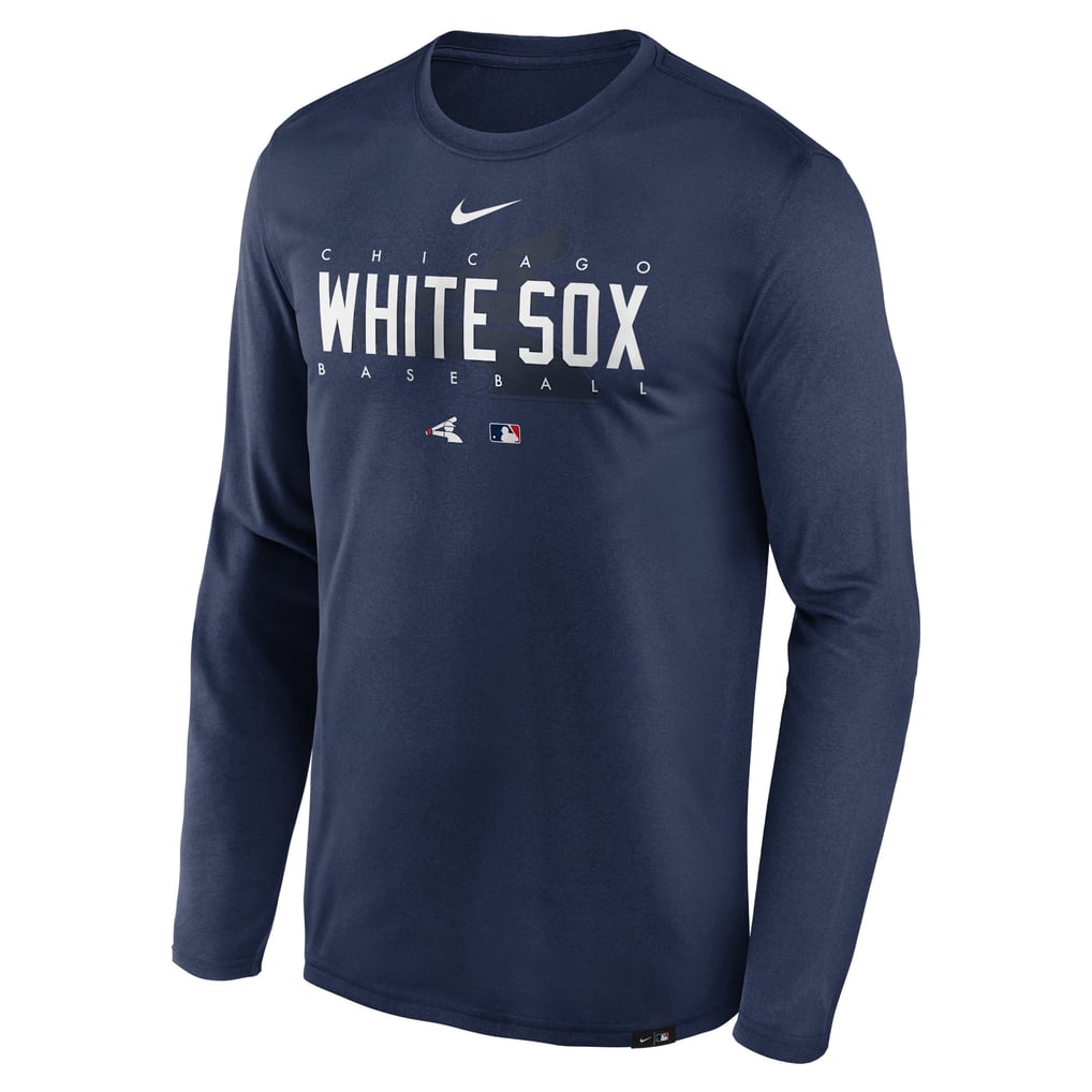 Chicago White Sox Nike Authentic Collection Team Logo Legend Performance Long Sleeve T-Shirt - Navy