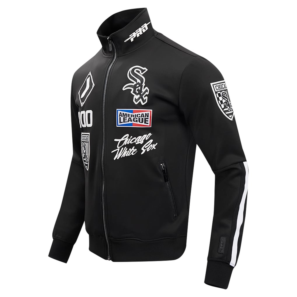 Chicago White Sox Pro Standard Fast Lane Full-Zip Track Jacket - Black