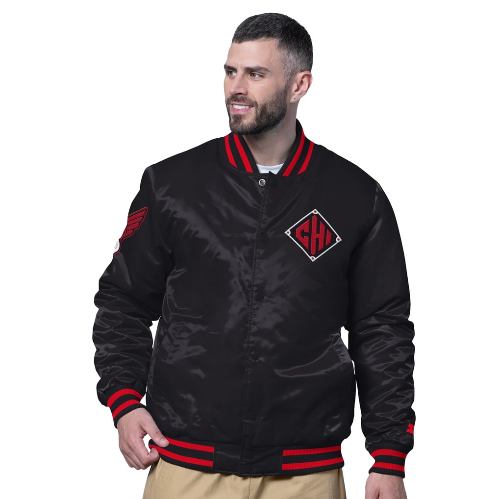  Chicago White Sox Starter City Connect Full-Snap Varsity Jacket - Black